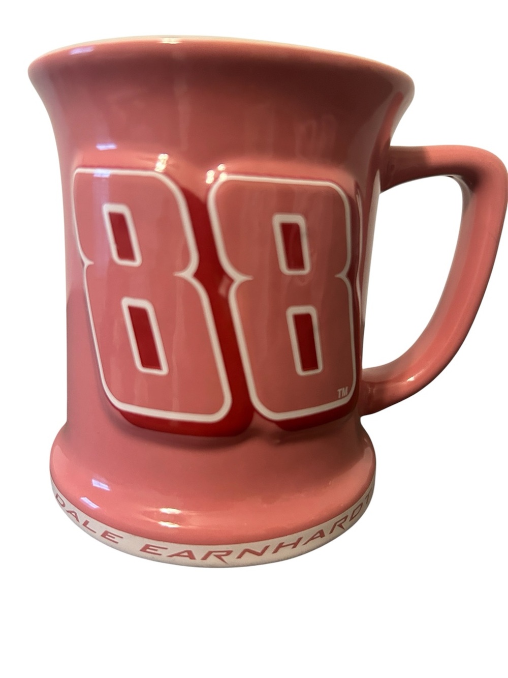 Dale Earnhardt Jr 88 Pink NASCAR Coffee Mug Ceramic Cup Collectible